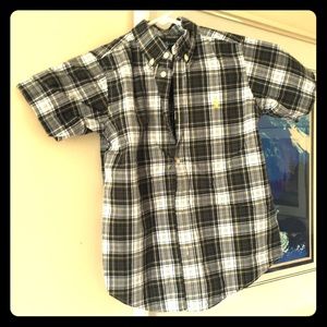 Plaid polo clean and authentic